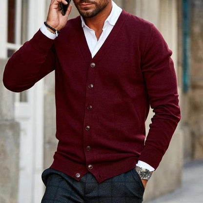 Zacharie | Cardigan en tricot pour hommes