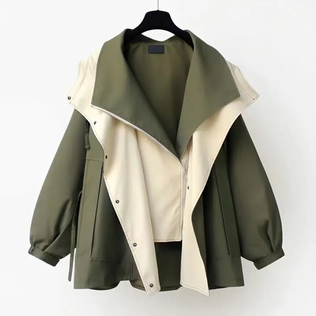 Lucie - Trench-coat Élégant, Imperméable