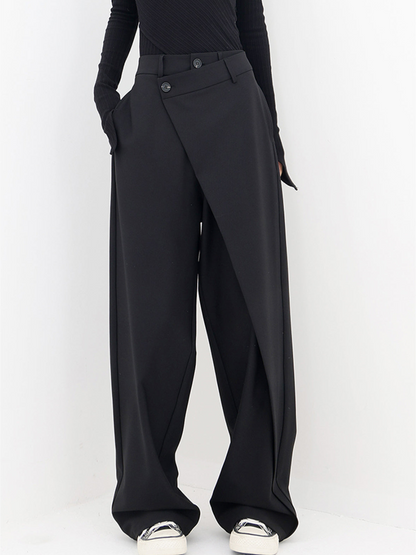 Brooke - Pantalon Ample Asymétrique pour Femmes - Moderne