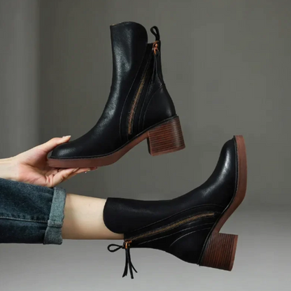 Amélie - Bottines en Cuir Sophistiquées