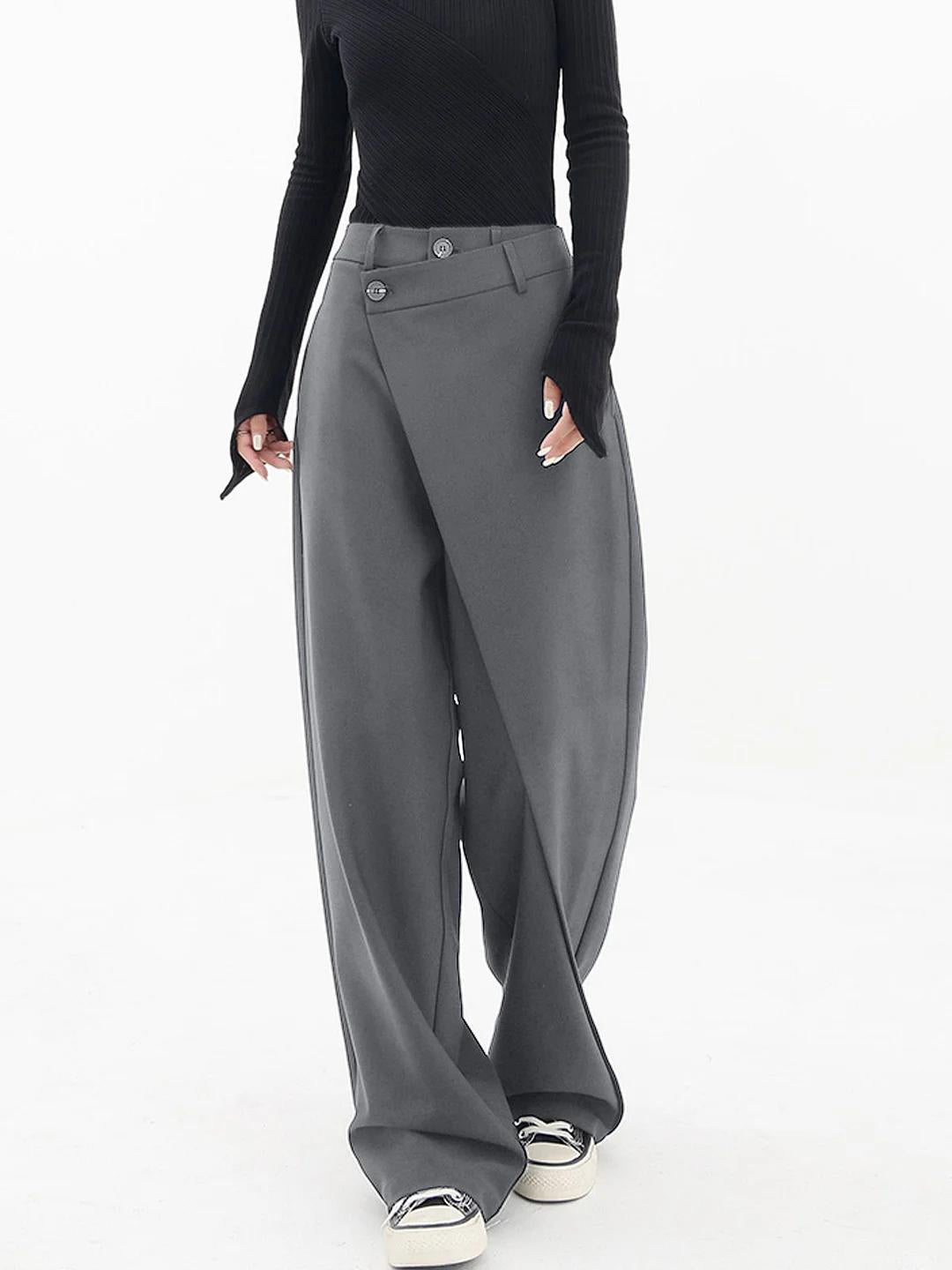 Brooke - Pantalon Ample Asymétrique pour Femmes - Moderne