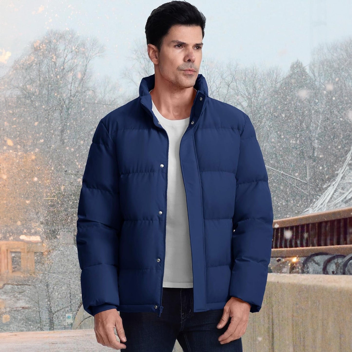 Tom - Veste d’Hiver pour Homme en Duvet Chaude et Déperlante