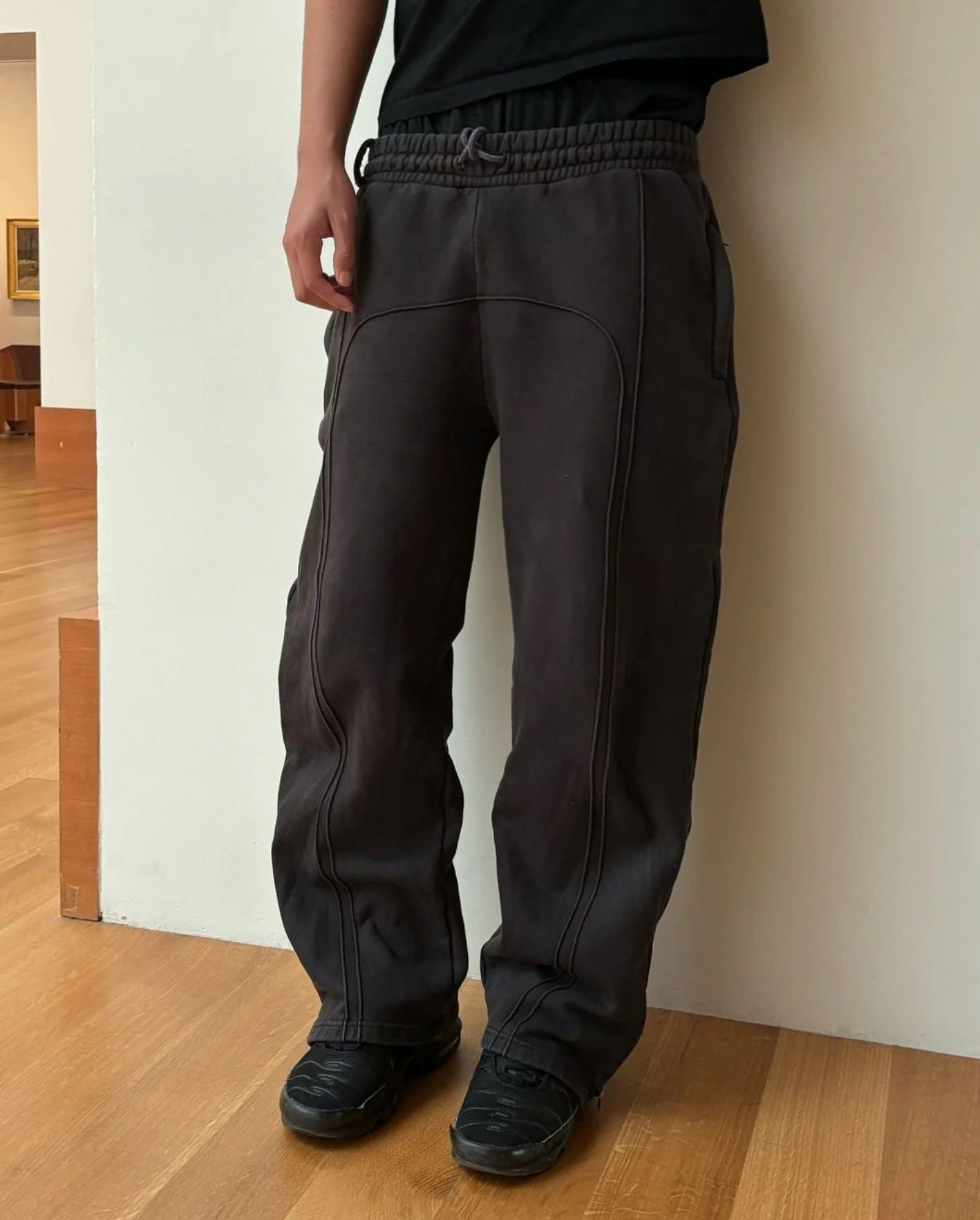 Trendi - Pantalon de Jogging Rétro avec Empiècements pour Hommes - Coupe Oversize